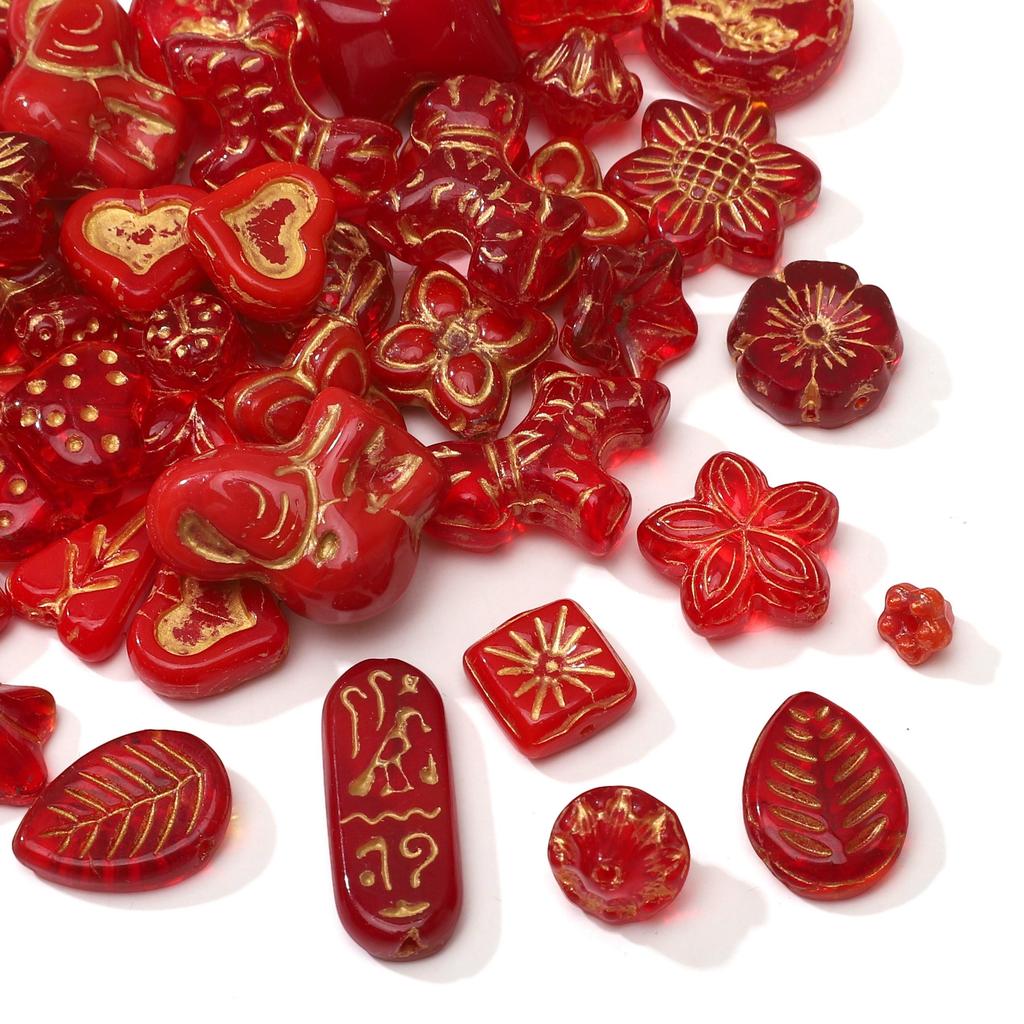 1-20 шт. Стеклянные чешские бусины Свободные бусины-разделители для изготовления ювелирных изделий DIY Браслет Ожерелье