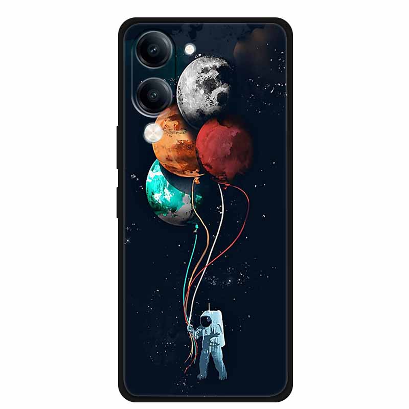 Чехол для Vivo iQOO Z10 Lite Силиконовый Черный ТПУ Funda Задняя крышка для iQOO Z10 Lite 5G I2409 Мягкий чехол Животное Coque IQOOZ10 Lite