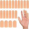 20PCS Finger Cots Silicone Fingertip Protectors for Finger Cracking, Wound