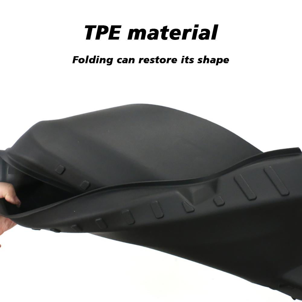 For Tesla New Model Y LAUNCH 2025 Juniper Rear Trunk Threshold Strip Bumper Protector Guard TPE Anti Scratch Protection Lid