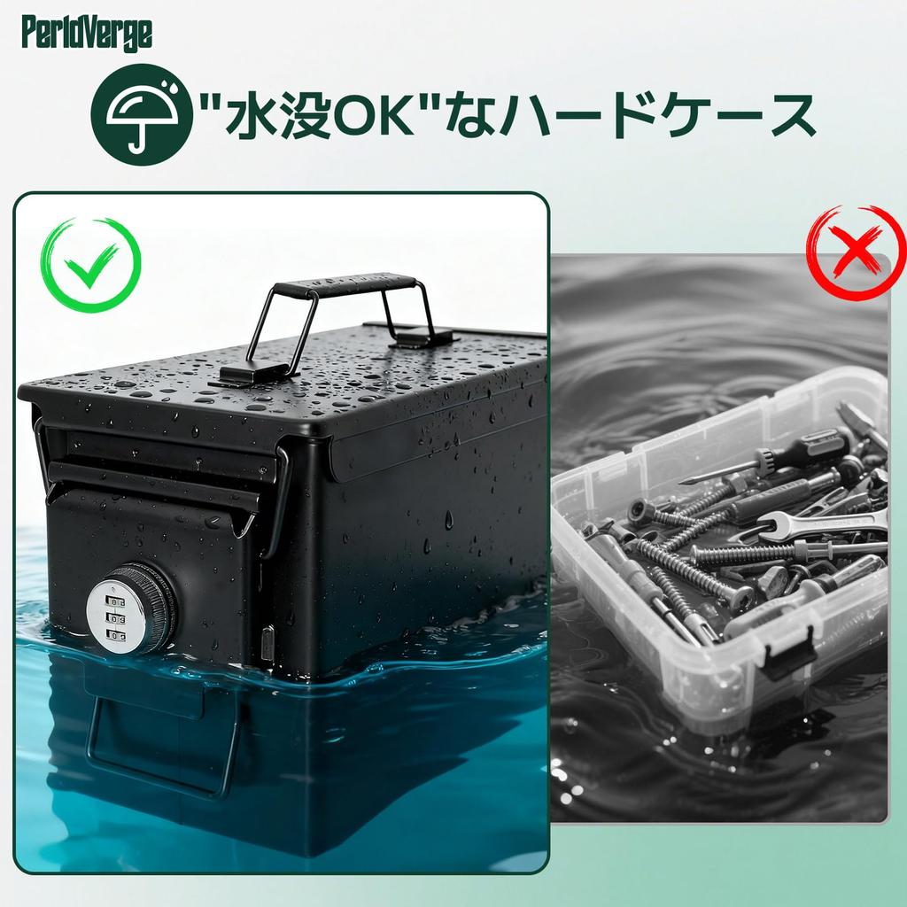 Портативный сейф PerldVerge с вращающимся хранилищем и сталью для важных банковских и малых для и предприятий циферблат, ящик для инструментов, коробка, брызгозащищенный