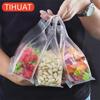 Fresh Shut Resealable Silicone Grocery Bags with Multi-Compartment Design