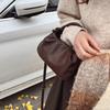 Handheld Fashionable Solid Color Women's Crossbody Bag New Simple Casual Shoulder Bag High-End Handbag KTY