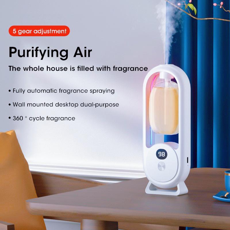 Smart essential oil diffuser, color luminous aromatherapy machine, car bedroom living room office aromatherapy machine