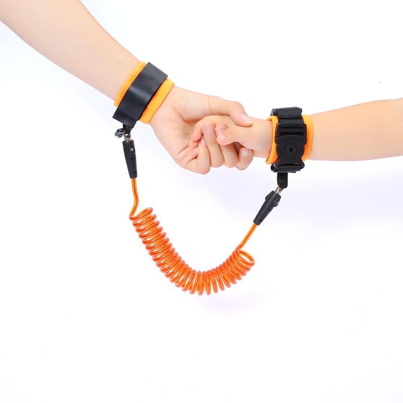 Детский поводок-антипотеря с замком - Вращающийся ключ, Детский браслет, Инструмент для безопасной ходьбы, Веревка от потери