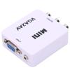 Мини-адаптер VGA в AV 1080P HD Video Converter 165 МГц с кабелем передачи данных для ТВ ПК