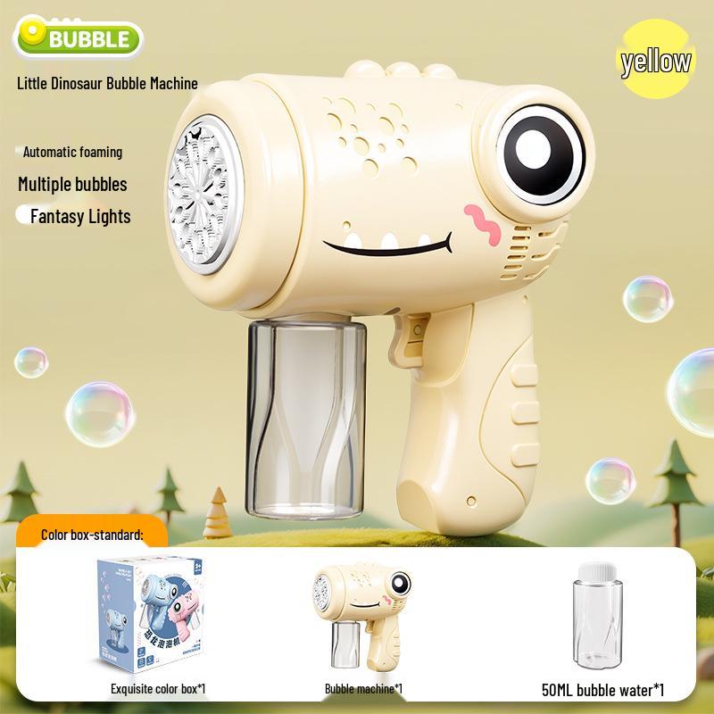 Unicorn Electric Bubble Maker: Kids' Automatic Light-Up Bubble Gun Gift