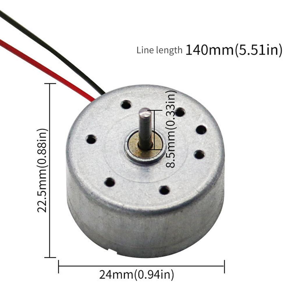 Mini Electric Motor Type 300 Motor High Speed Motor for DIY Toy Wind Turbines Generators Electronics Manufacturing
