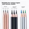 Art Sketching Pencil Sharpener, Hand-Cranked Automatic Pencil Sharpener with 5 Thickness Settings, Suitable for Charcoal And Colored Pencils