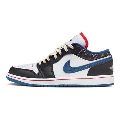Air 1 Low SE Industrial Blue Sashiko Мужские кроссовки Белый Черный Сирена-Красный FV3622-141