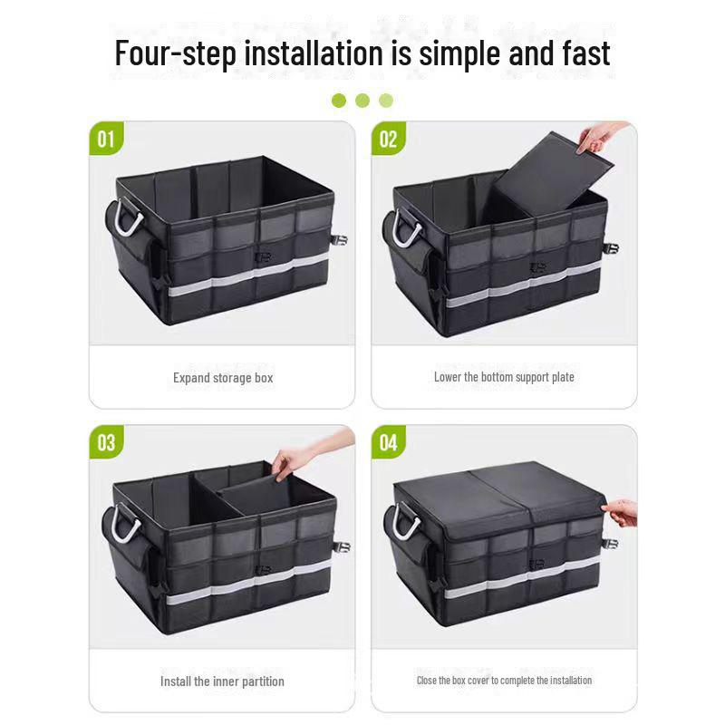 Складной органайзер для хранения в багажнике автомобиля