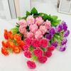 Artificial Carnation Flower with Stem 10 Head Home Office Table Centerpiece Wedding