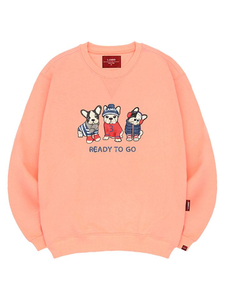 Свитшот Ellamo Ready Puppy Унисекс Большой Размер S~4XL (Тип А)