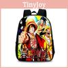 Piece Anime One Cartoon Design Boy Oxford Fabric Backpack For School Activities