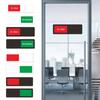 Self Adhesive Reminder Signs Acrylic Hotel Bulletin Board Door Slider Signs  Conference Room