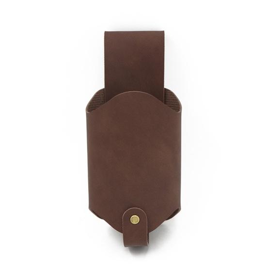 Portable Drink Holster Waist Hanging Beer Holder, Faux Leather Soda Beverage Can Bottle Holder for Belt, Accessories Lovers Party