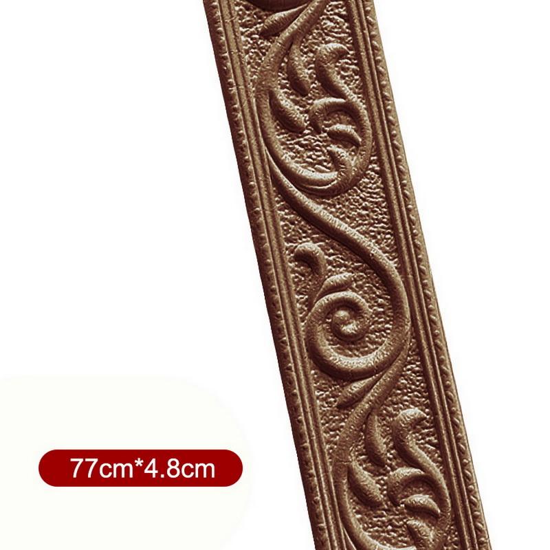 3D линия отделки стены, плинтус, бордюр, обои, стикер на стену, самоклеящийся водонепроницаемый плинтус для украшения дома