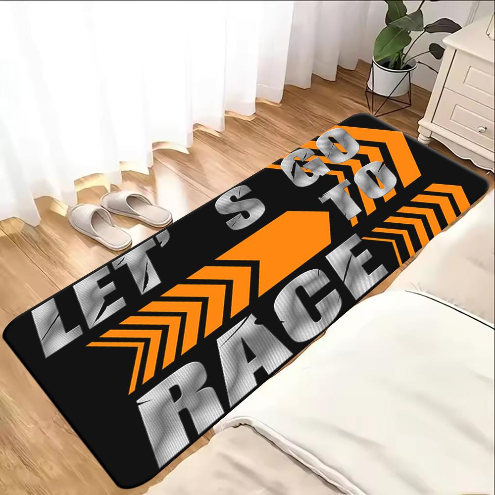 Motorcycle Mat Garage Mat Racing Display Carpet Bedroom Corridor Decorative Mat Slip-resistant Dirt-Resistant And Washable