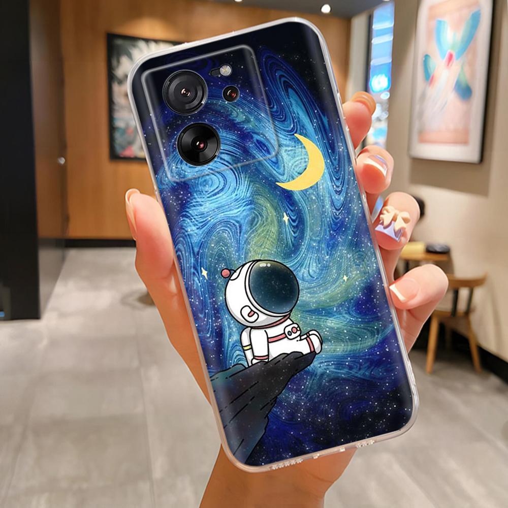 Чехол для Xiaomi 13T Задняя крышка Mi13T Мягкий силикон Funda Для Xiaomi 13T Pro Мягкие модные милые мультяшные чехлы Для Xiaomi Mi 13T Pro