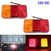 10Led Rear Tail Lights Lamps Lorry Truck Trailer Caravan Bus Motorhome 12V