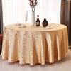 Пылезащитная скатерть для банкетного стола, Роскошная настольная дорожка, Жаккардовая круглая скатерть, Украшение для дома