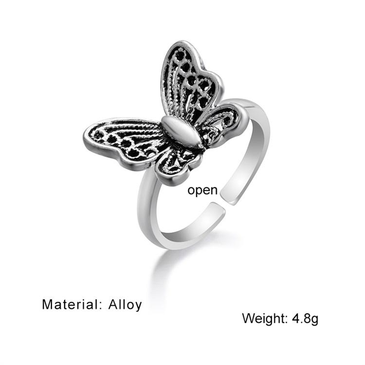 Кольцо в стиле ретро с совой, тотемное кольцо с головой орла, женское