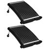 VidaXL Curved Solar Pool Heating Panels 2pcs 72.5x46cm
