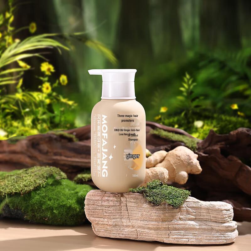 Three Hair Wizards Ginger Anti-Hair Loss & Oil Control Shampoo