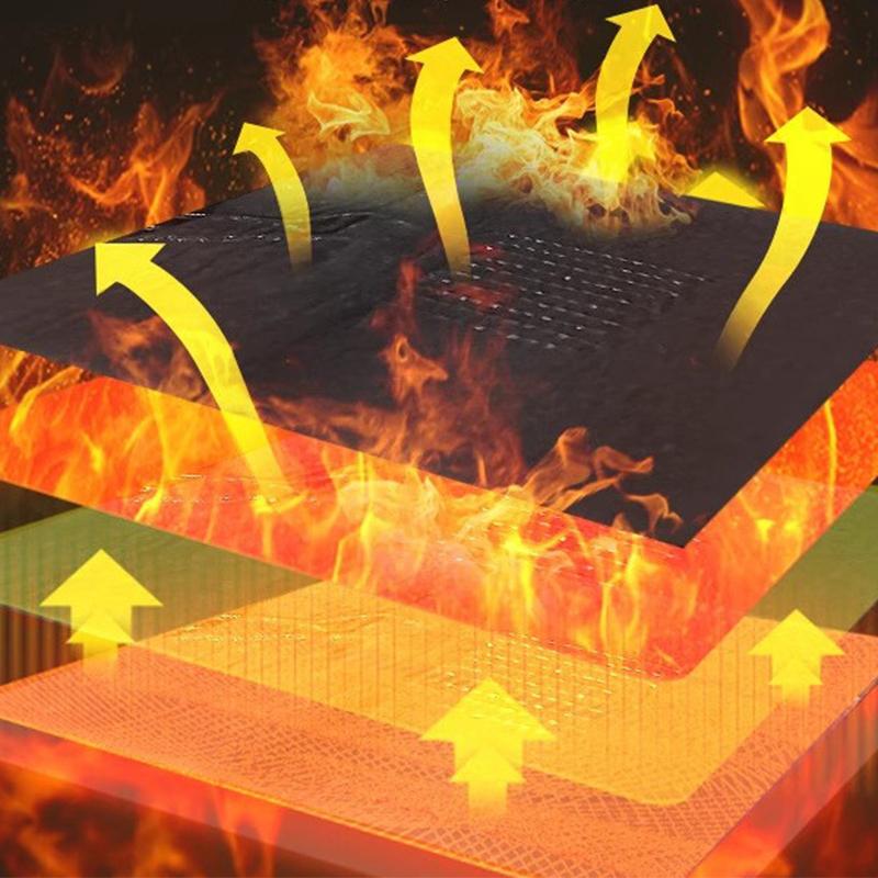 1 шт. Комплект из 8 листов 3 уровня Электрический нагреватель ткани USB нагревательные подушки Наружные термо Зимние нагревательные накладки для жилета для самостоятельного изготовления одежды с подогревом