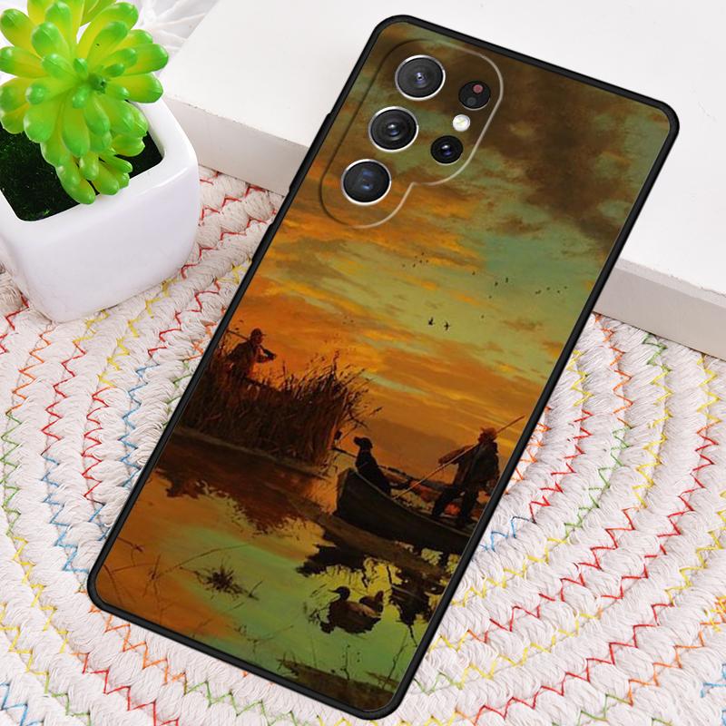 Чехол для телефона из силикона с рисунком охоты на животных и рыбалки для Samsung Galaxy note 10 pro S26 S25 S24 S23 S22 S21 Plus S25Ultra Capa Cover