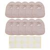 10pcs Colostomy Bag Leakage Proof Non Woven Fabric Ostomy Pouches with Stickers for Stoma Care