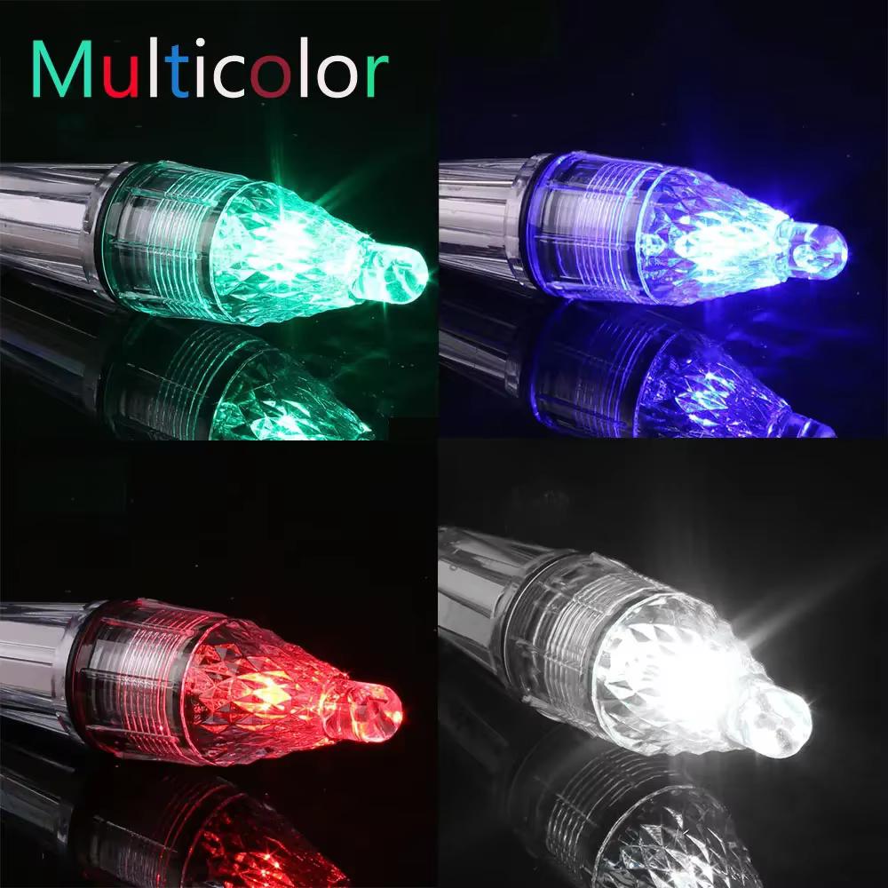 5Pcs DC 1.5V 12CM Deep Drop Fishing Light Multi Color Underwater Fish Attracting Indicator Lure LED Flash Light Bait Dropshing