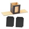 Card Deck Box Cards Display Case with Dividers Gathering Toy Window Holder for Sports