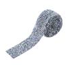 1 Yard 3cm Width Sparkling Back Glue Crystal Rhinestone Decorative Banding Belt AB Color