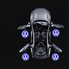 For VW Volkswagen Jetta MK5 Golf 2PCs LED  Welcome Projector Light Door Lamp For VW Golf 5 6 7 7N Touran CC Passat Magotan B6 B7