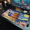 Anime Mouse Pad  Gengar Professional Gaming Accessories Rubber Lock Edge Keyboard Desk Mat Gamer mousepads Smooth Surface