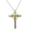 Used TIFFANY&Co. Necklace Signature Cross Silver925/K18 Yellow Gold 8g Silver Yellow Gold Combination