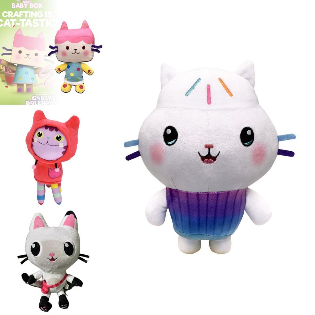 Gabby's Dollhouse Super Soft Plush Cartoon Stuffed Doll Kids Xmas Gifts