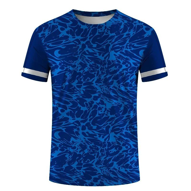Outdoor Sports Events Training Clothing Badminton Motion Men's T Shirt Oversized Short Sleeve Tracksuit Casual Round Neck Tops