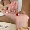 Ювелирные изделия Инкрустированное цирконом кольцо Модное свадебное кольцо Аксессуары 2025 Мужское и женское регулируемое кольцо с открытым размером