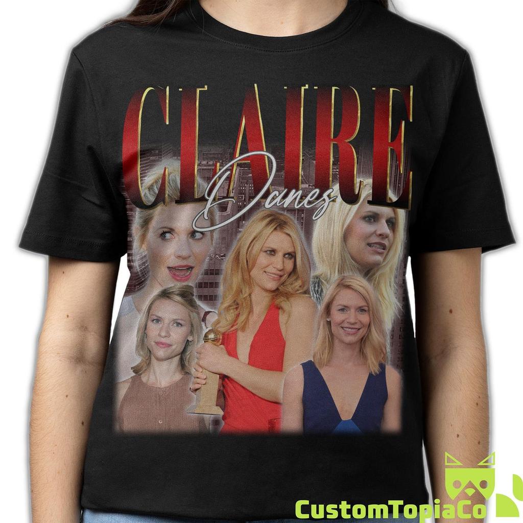 CLAIRE DANES SHIRT, Claire Danes Vintage T-Shirt, Claire Catherine Danes Retro 90s Bootleg Homage Merch, Claire Danes Tribute Tees Fans Gift