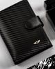 Carbon Leather Card Wallet - Peterson