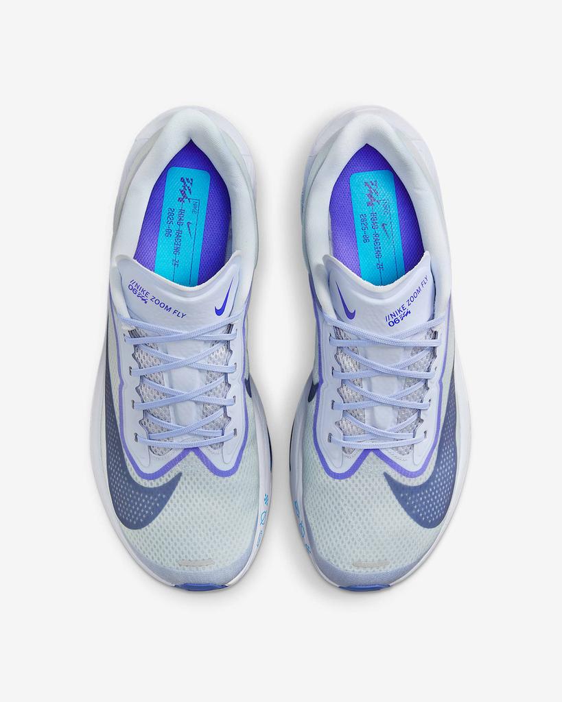 FN8454-002 Nike Zoom Fly 6 Ghost Football Grey Blue Lightning Blue Void (Мужской)