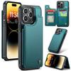 Для iPhone 7 8 Xs XR XS Max 11 12 13 14 15 16 серии Stand Card Wallet Интегрированный чехол для телефона из искусственной кожи премиум-класса