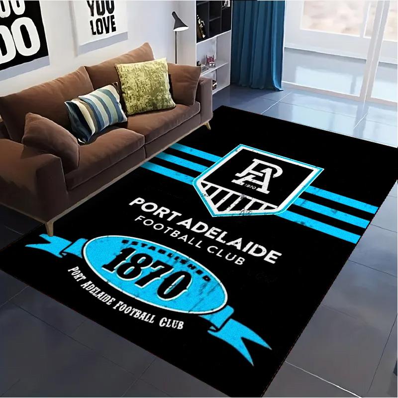 Port aadelaide Fc Carpet Rug for Living Room Bedroom Home Sofa Decoration,Kids play Non-slip Floor Mat