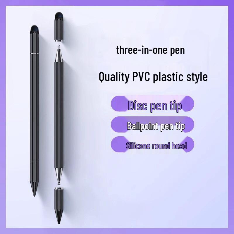 Стилус «три в одном» высокой точности для iPad и Huawei: Емкостное перо для письма и рисования