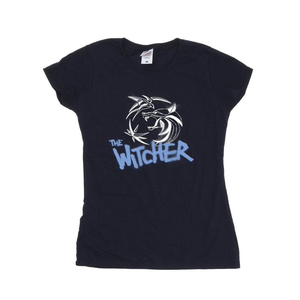 Netflix Womens/Ladies The Witcher Spray Logo Cotton T-Shirt