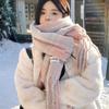 Warm Long Tassel Scarves Windproof Neck Warmer New Shawl Wrap  Autumn and Winter