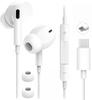 Проводные наушники Качество звука Совместимы с наушниками iPhone с Hi-Fi Громкость Шумоподавление Удобные Эргономичные Без глубокого Компактные и Совместимы с Белым