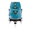 Y'sGOD JAPAN Aqua Green Sensor Laser Level, Body Only, LDR-9s (4 Vertical, 4 Horizontal, Ground Plane)